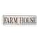 Brown & Silver Metal Farmhouse Sign Wall Décor
